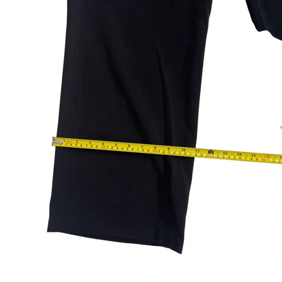 Larry Levine Stretch Wide Leg Black Button-Pocket Dress pants - Picture 11 of 11